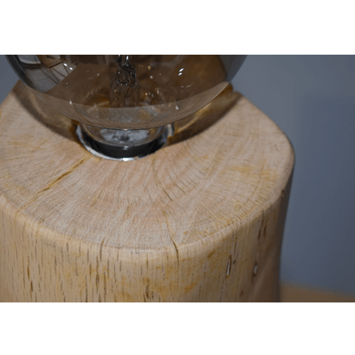 Επιτραπέζιο φωτιστικό απο ξύλο βελανιδιάς 14