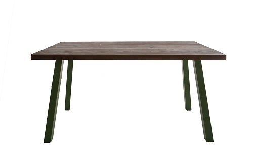 τραπέζι μέταλλο & πεύκο εξωτερικού χώρου 