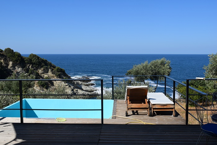 wooden solid pine deck