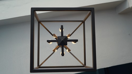 metalic pendant chandelier 